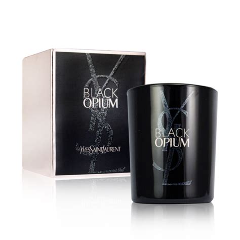 ysl black opium candle.